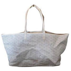 Goyard white tote